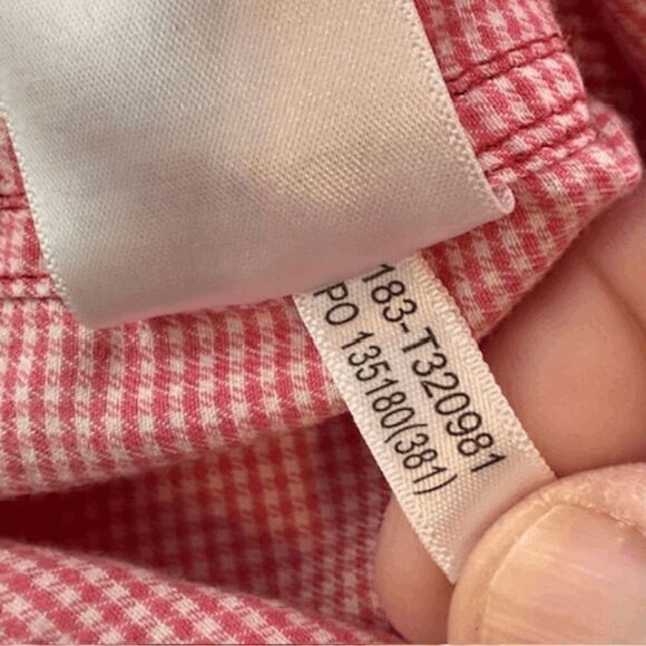 Tommy Bahama Men's Plaid Button Down Shirt Pink White Size XL - Picture 4 of 7